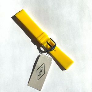 NEW Yellow Fossil Watch Band